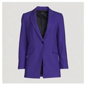 THEORY • Etiennette Blazer in Blue Iris (Purple) • 8